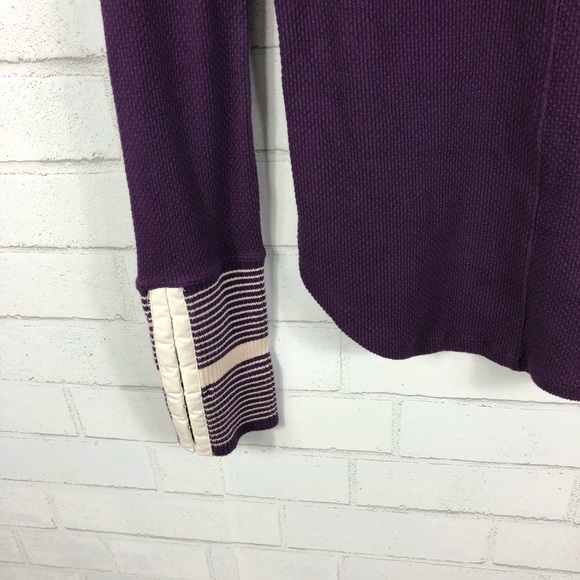 NEW Free People Mod Stripe Cuff Tee - Picture 4 of 8